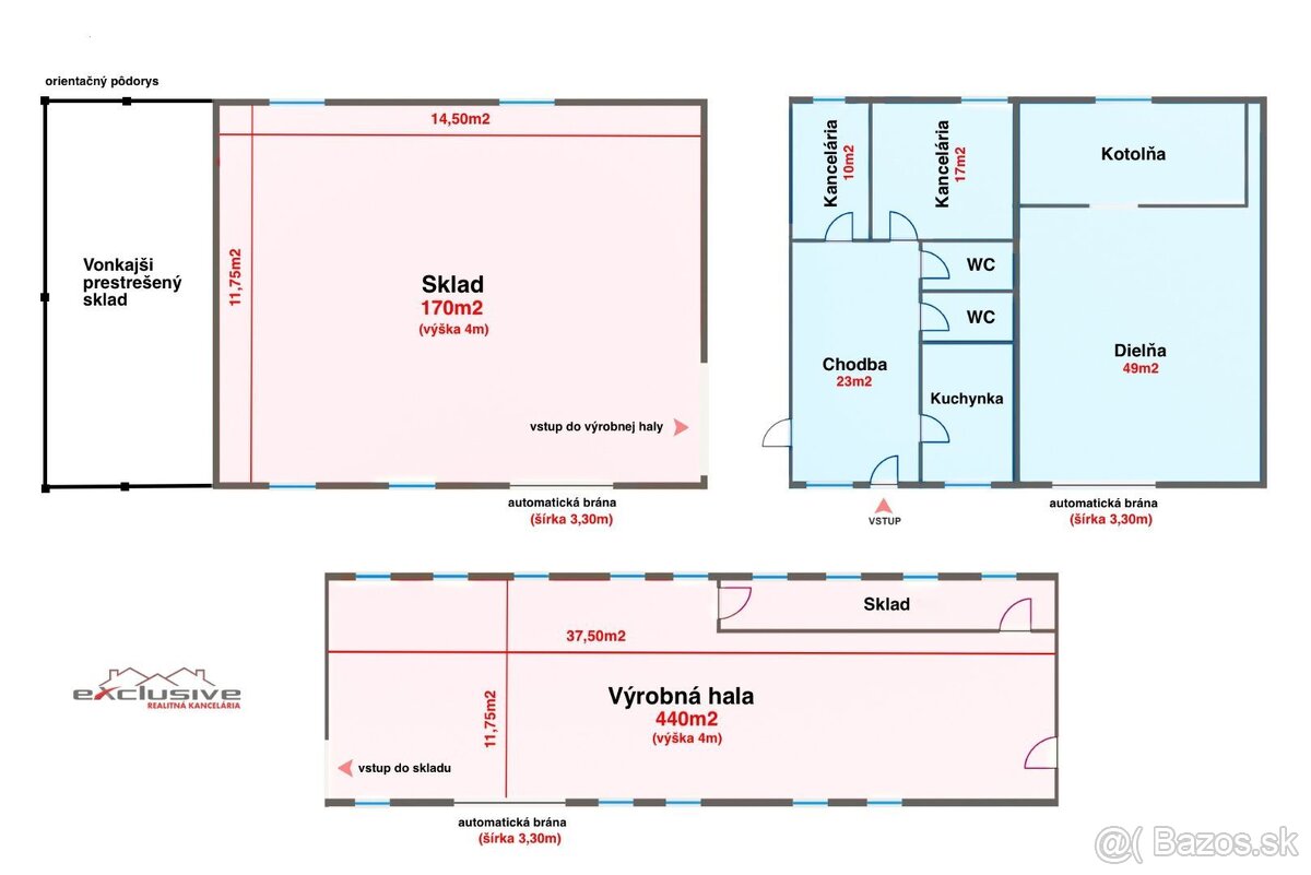 PRIEMYSELNÝ AREÁL,6668 M2 POZEMOK, SKLADY + POLYFUNKČNÁ BUDO - 20