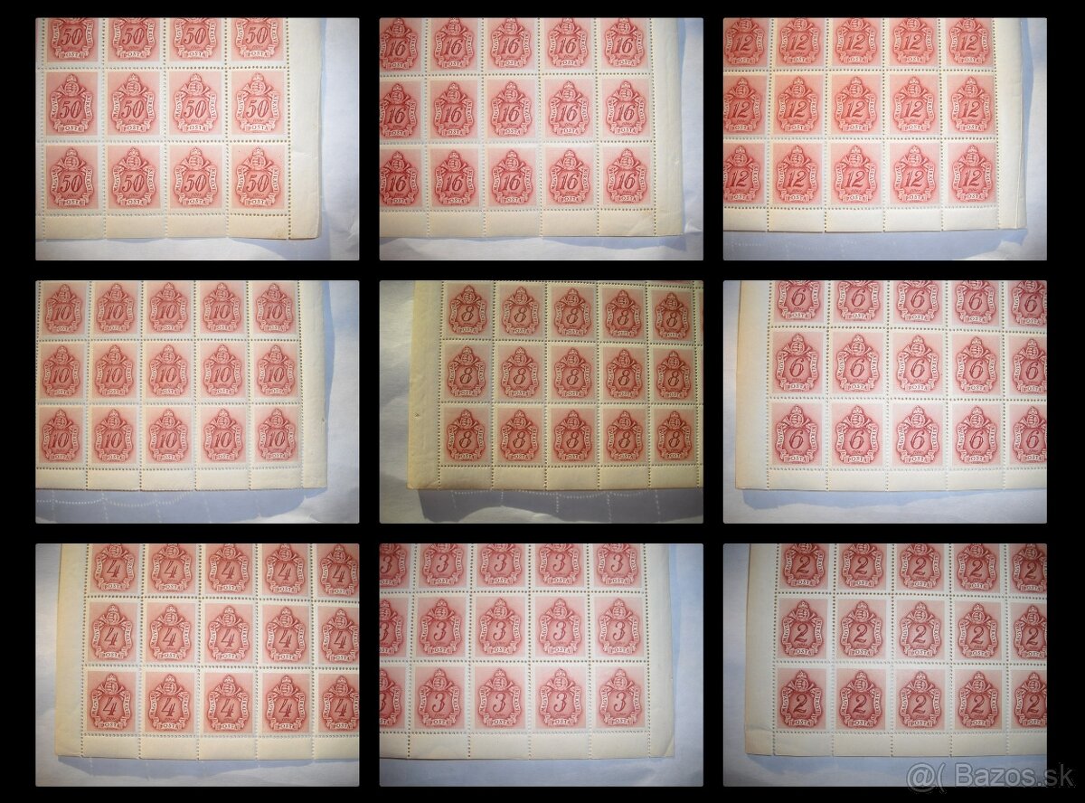 predam Madarske arsiky a sety 1919 1939 1942 zbierka - 20