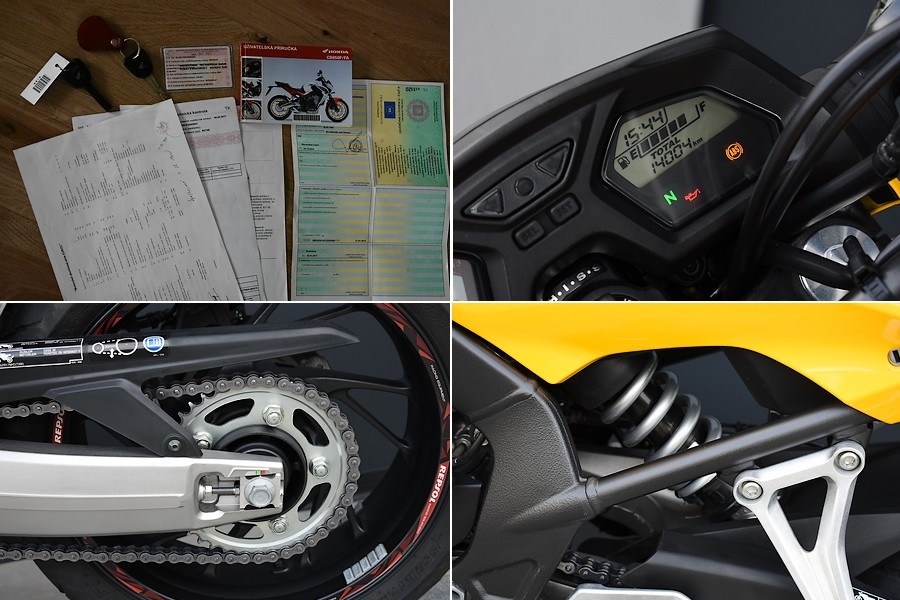 Honda cb 650 F ABS r. 2017 - 14 tis. km - povod SK - 20