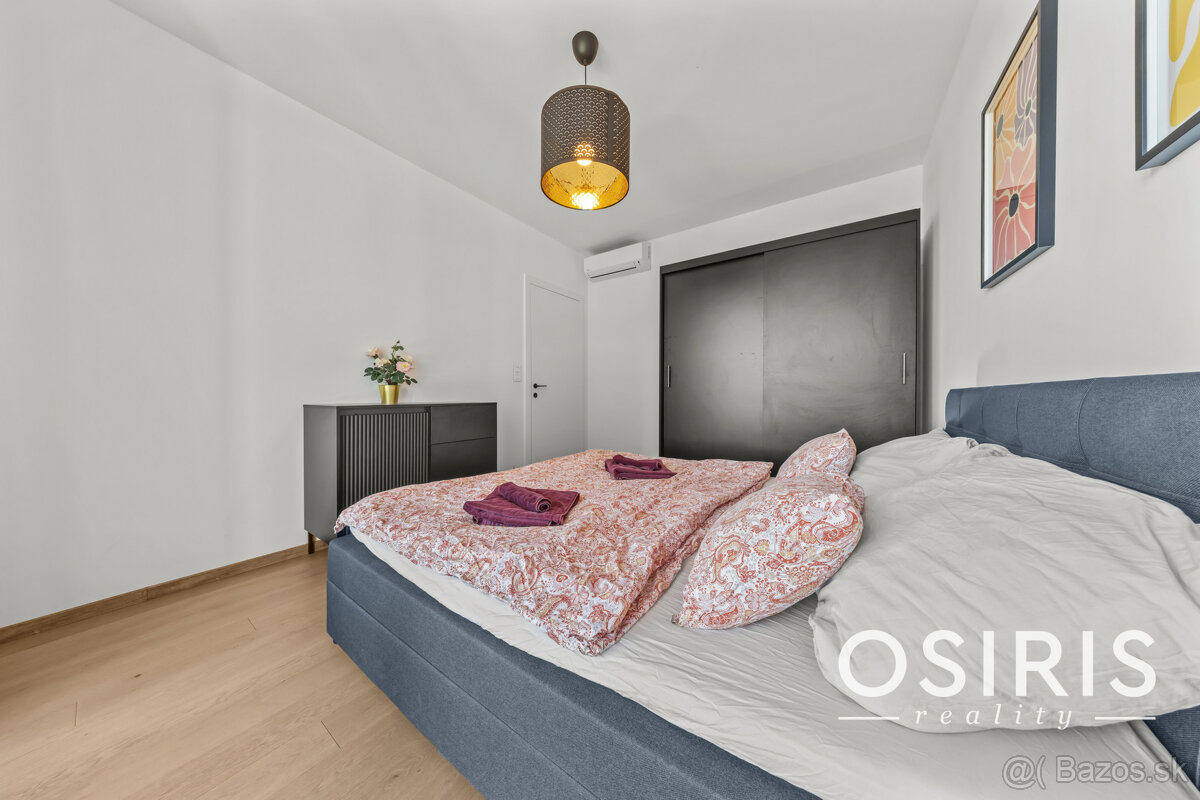 Klimatizovaný 2 izbový byt s terasou v Eurovea Tower, 1x par - 20