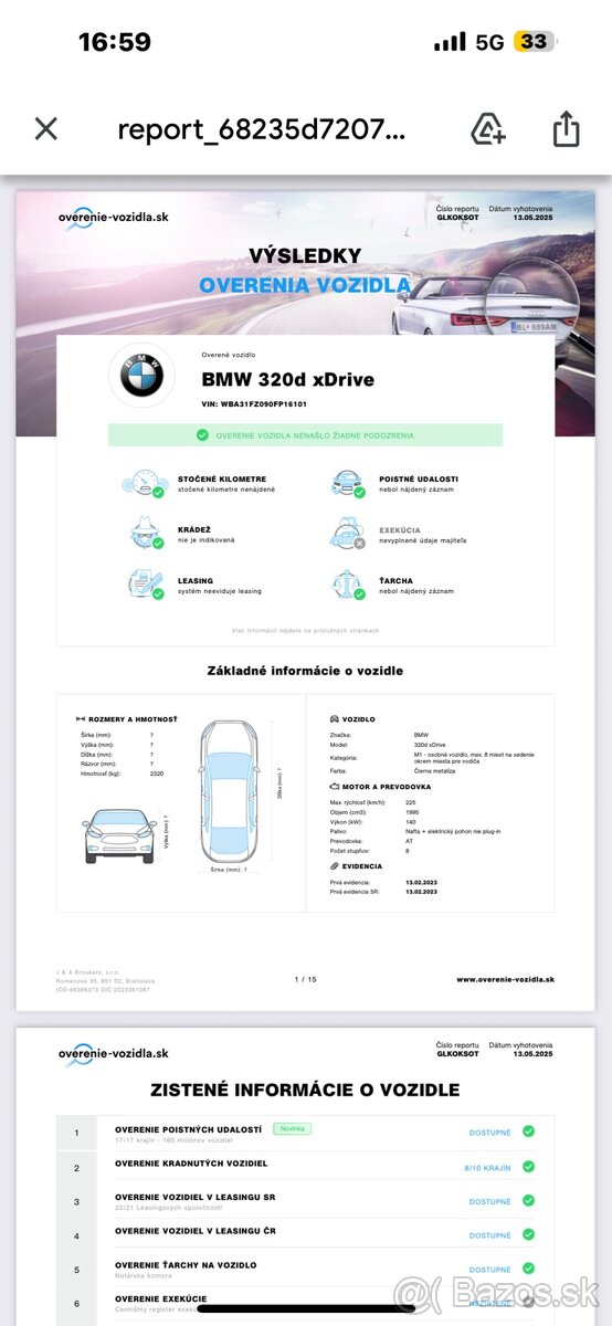 BMW 320d Touring xDrive – TOP STAV, ODPOČET DPH,ZÁRUKA - 20