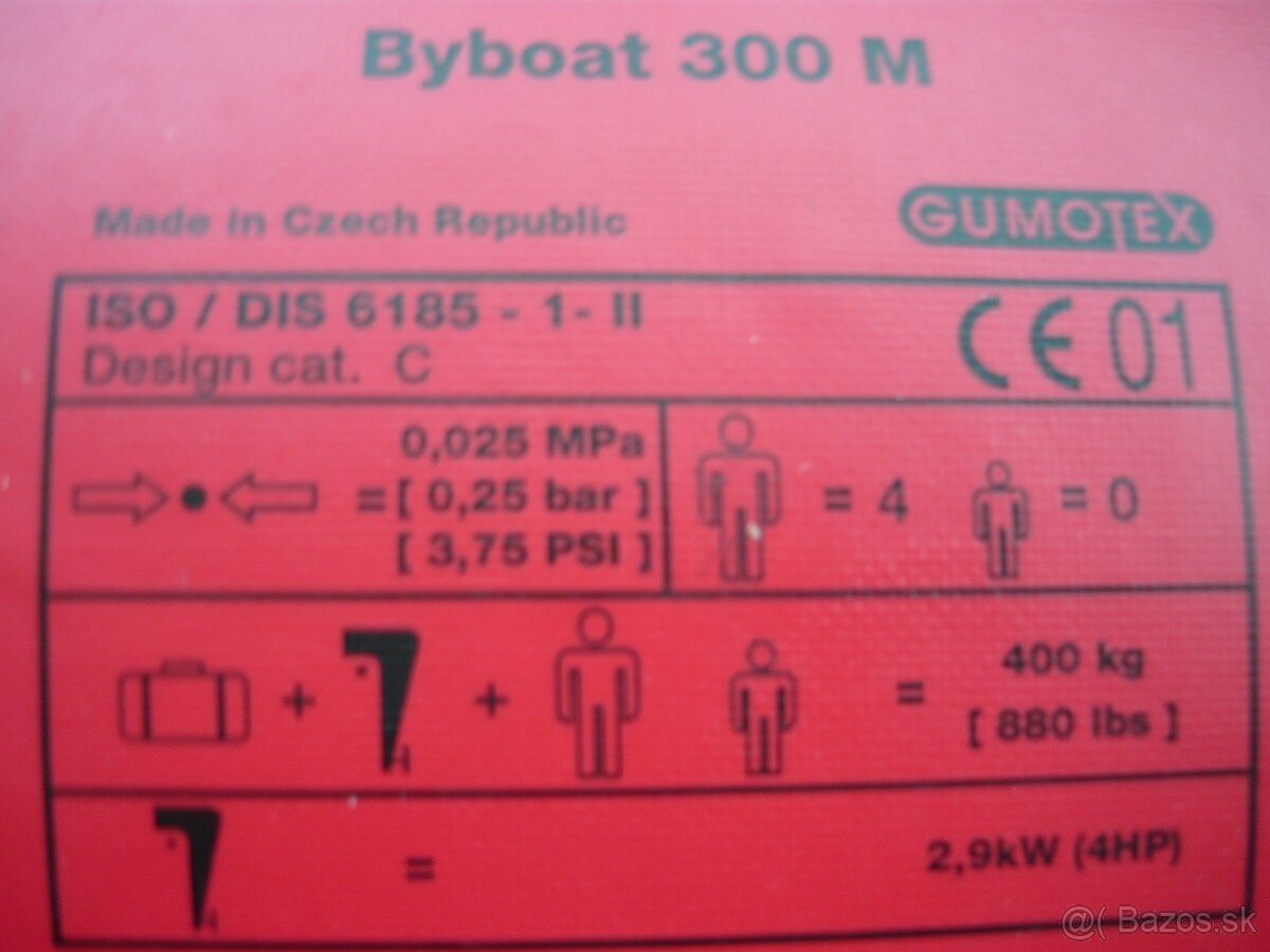 motorový čln - GUMOTEX - 20