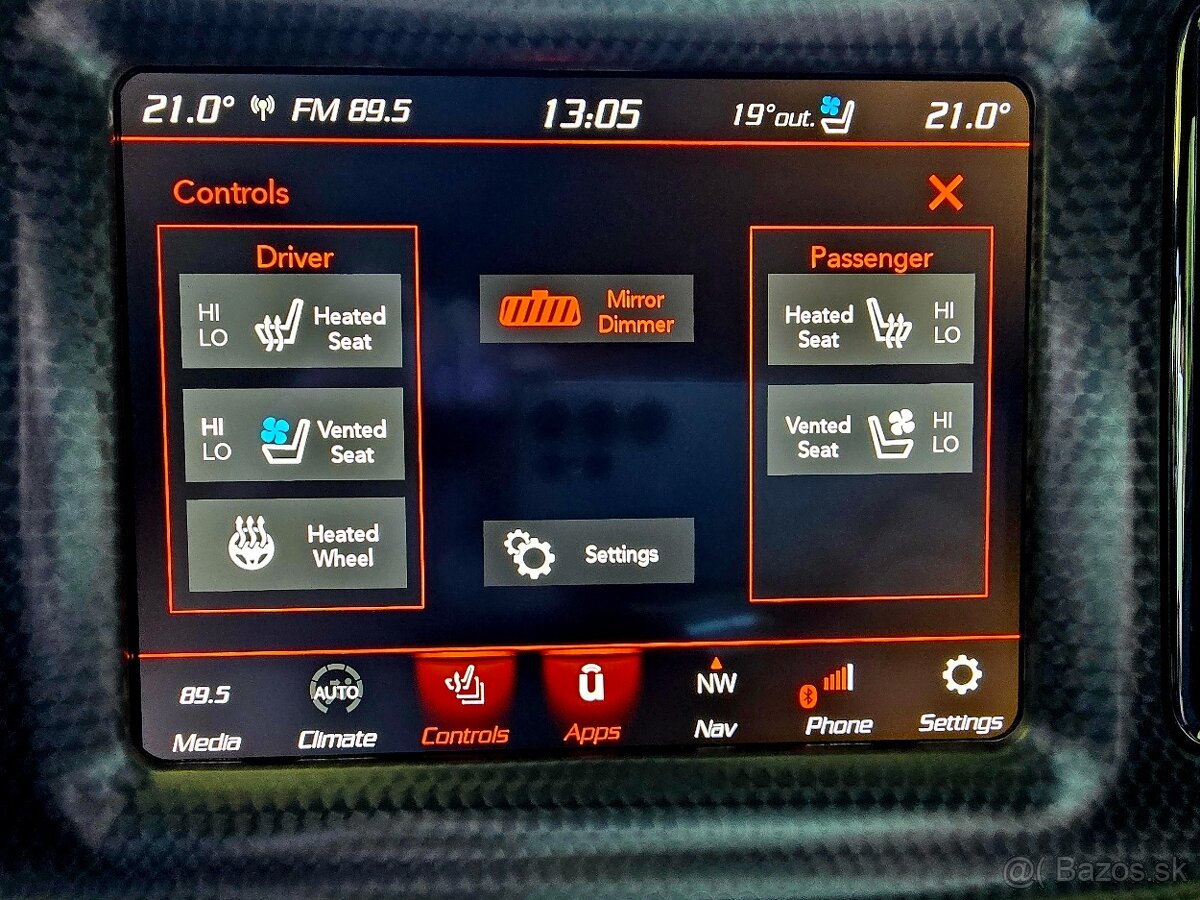 Dodge Challenger 6,2 HELLCAT MAX VÝBAVA, OPOČET DPH - 20