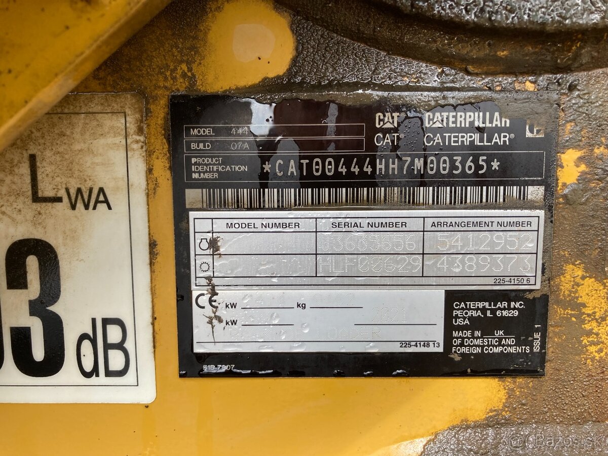 CAT 444 Traktorbáger / Rýpadlo 2021 - 20