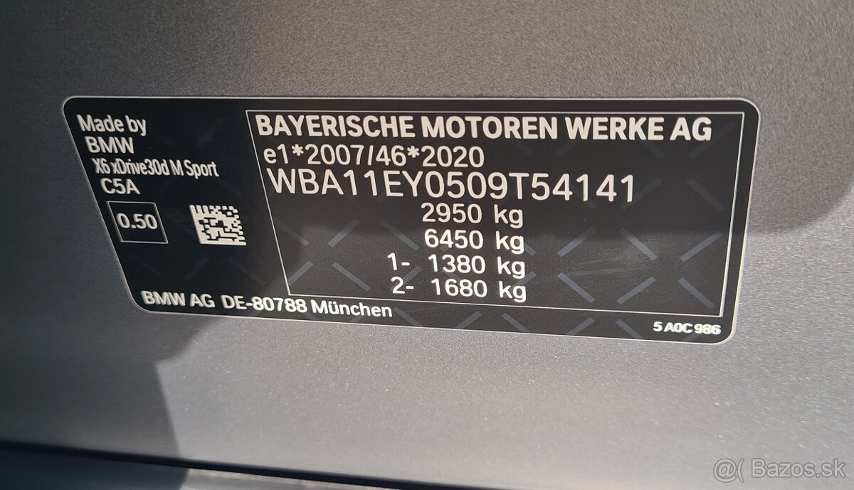 BMW X6 XDRIVE 30D MHEV M SPORT A/T / MOŽNÝ ODPOČET DPH - 20