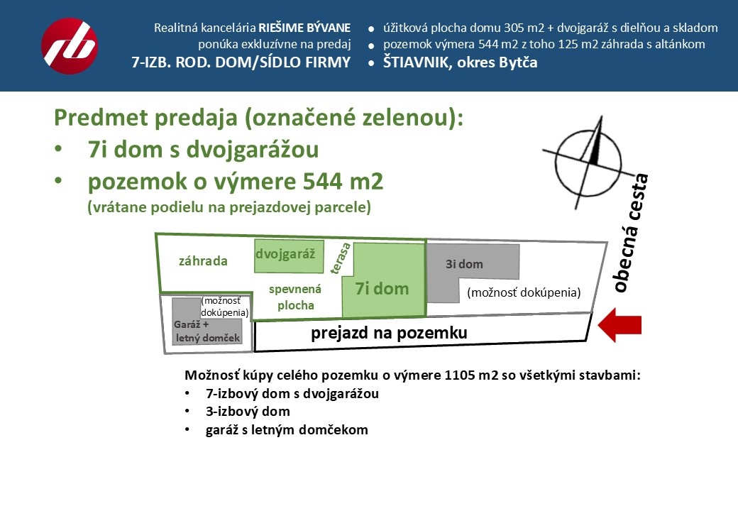ZREKONŠTRUOVANÝ 7-IZB. RD – ŠTIAVNIK, okr. BYTČA - 20