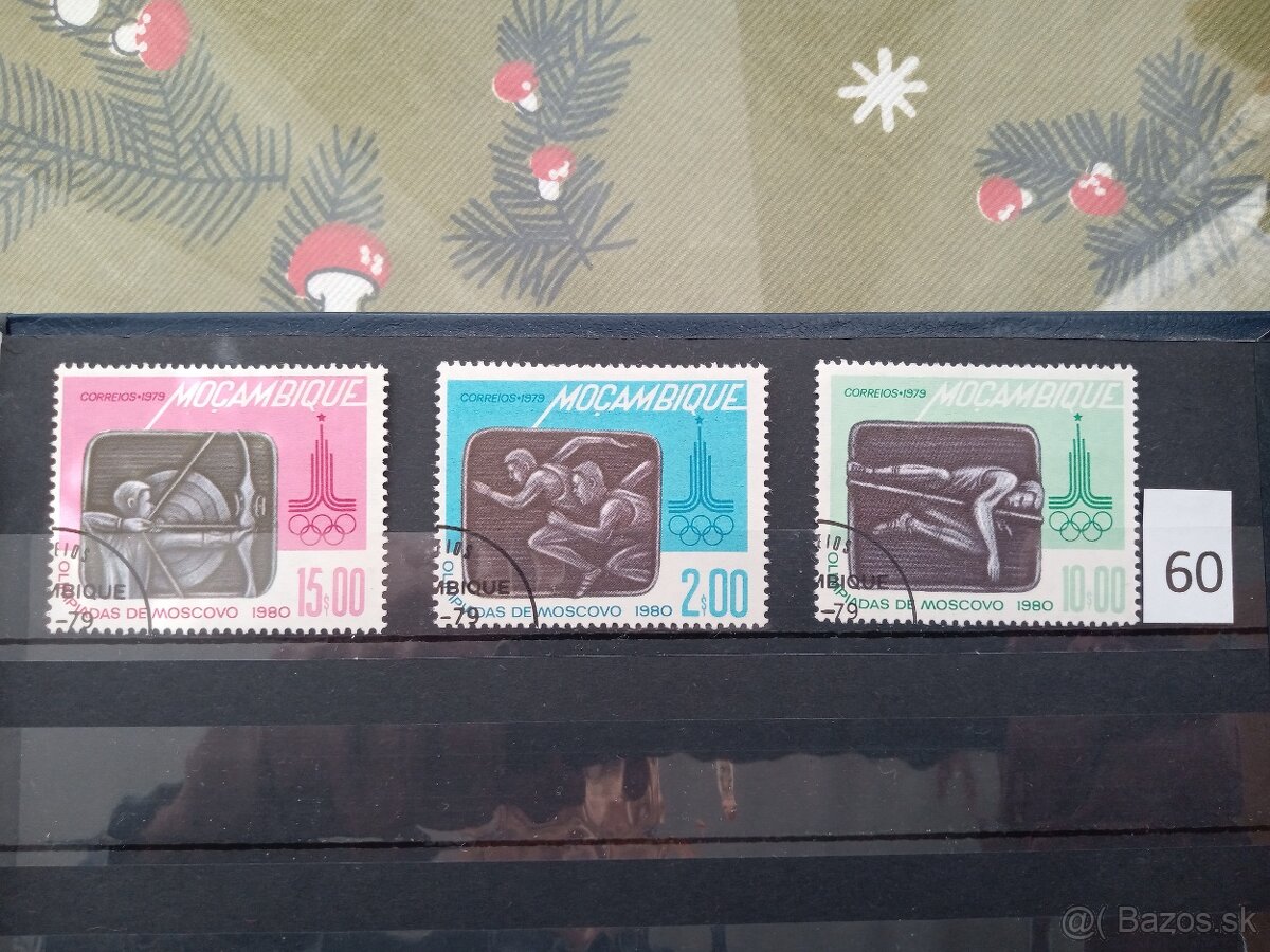 Poštové známky č.582 - AFRICKÉ ŠTÁTY III. - 20 ks sérií - 20