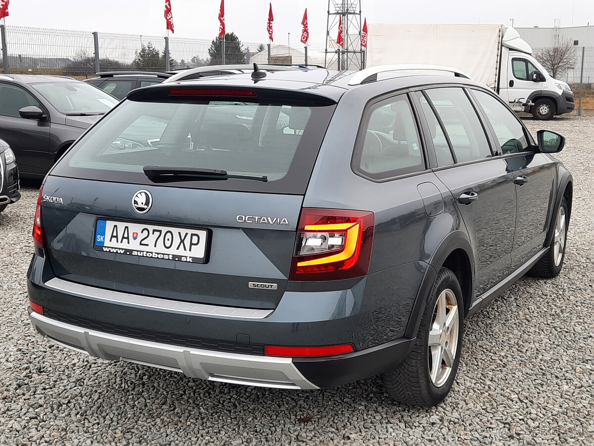 Škoda Octavia Scout 2,0 TDi LED svetlá - 20