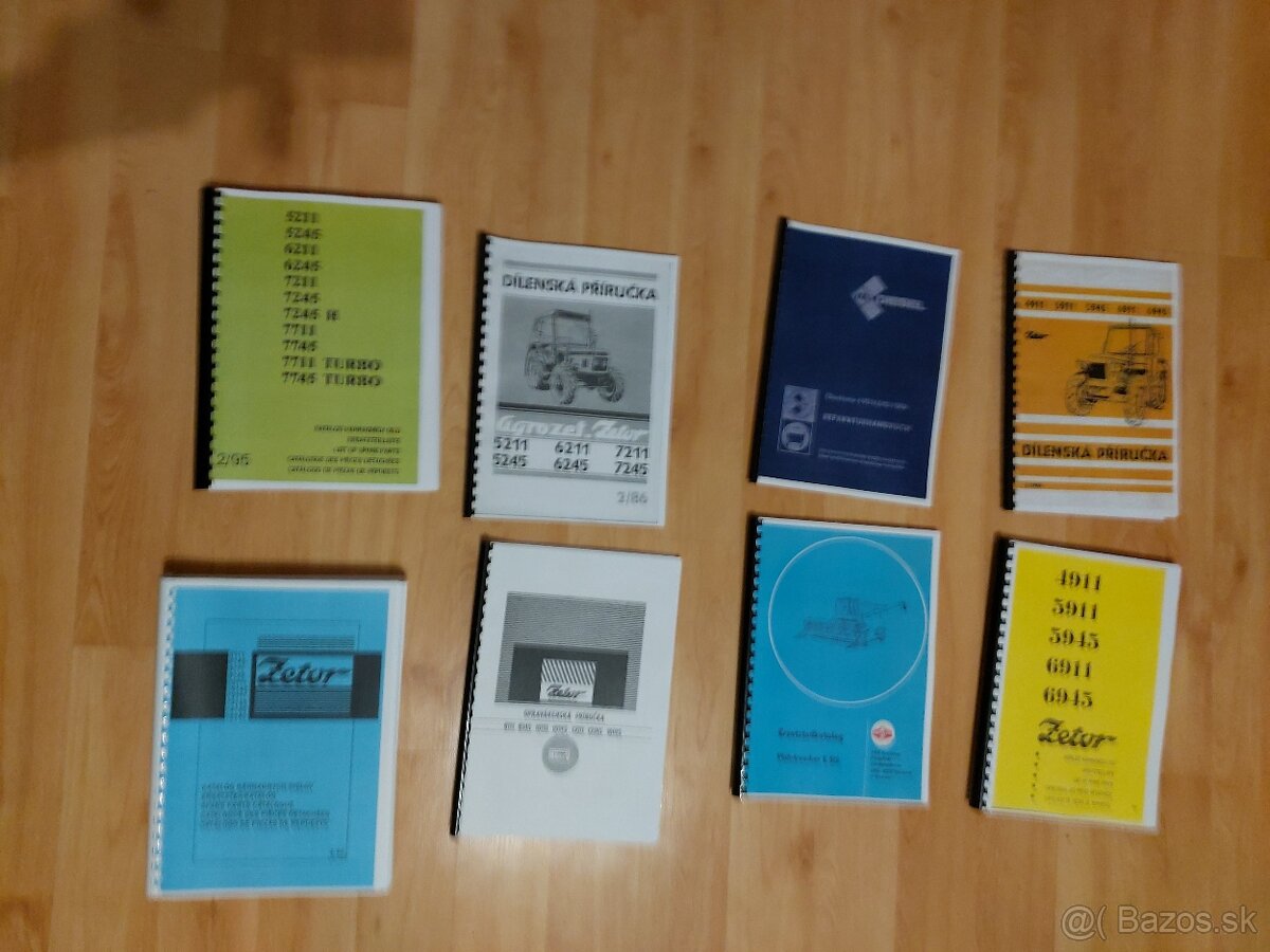 NAJLACNEJŠIE príručky pre Zetor, kombajn a všetky stroje - 20