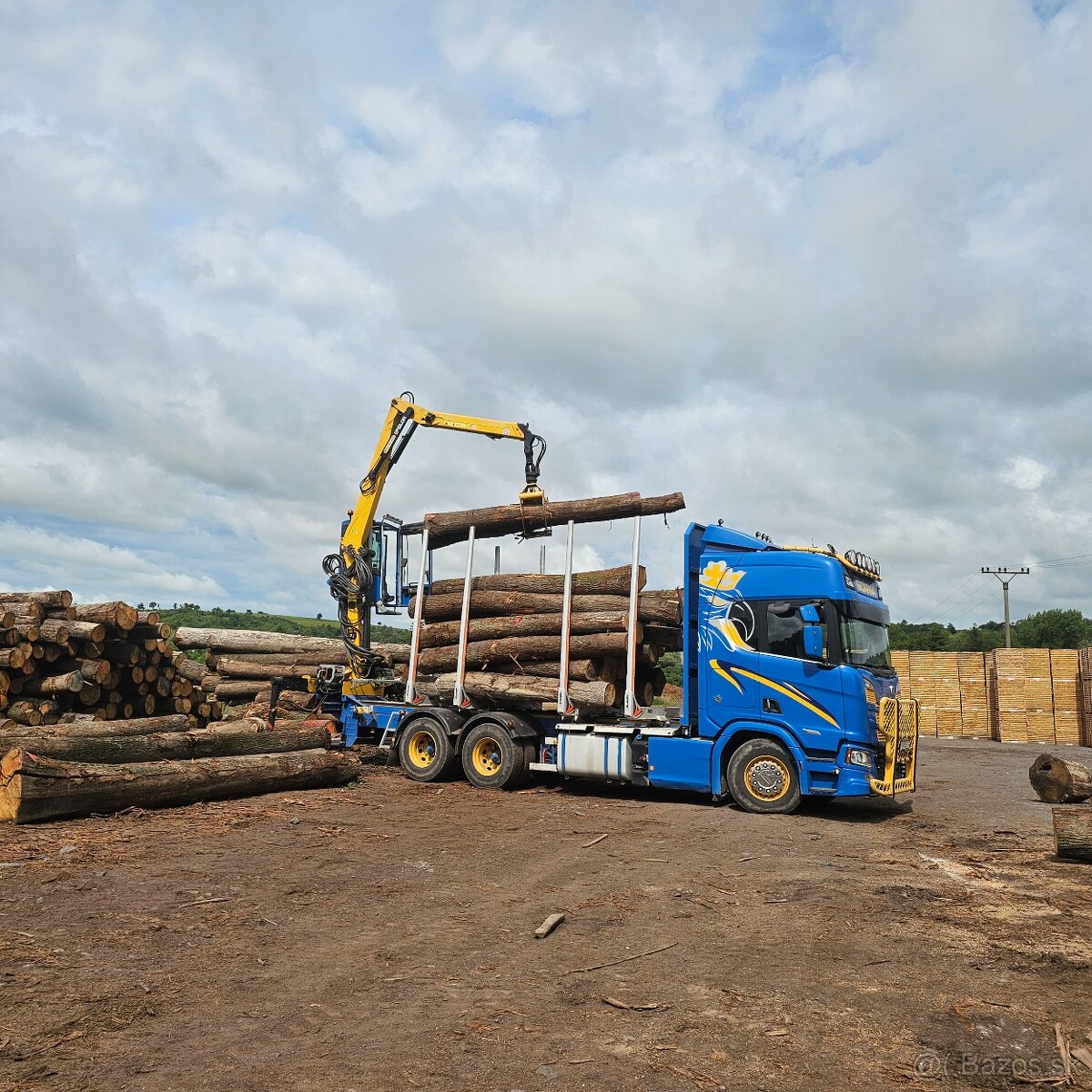 SCANIA R580 6x4 Lesovoz - 20