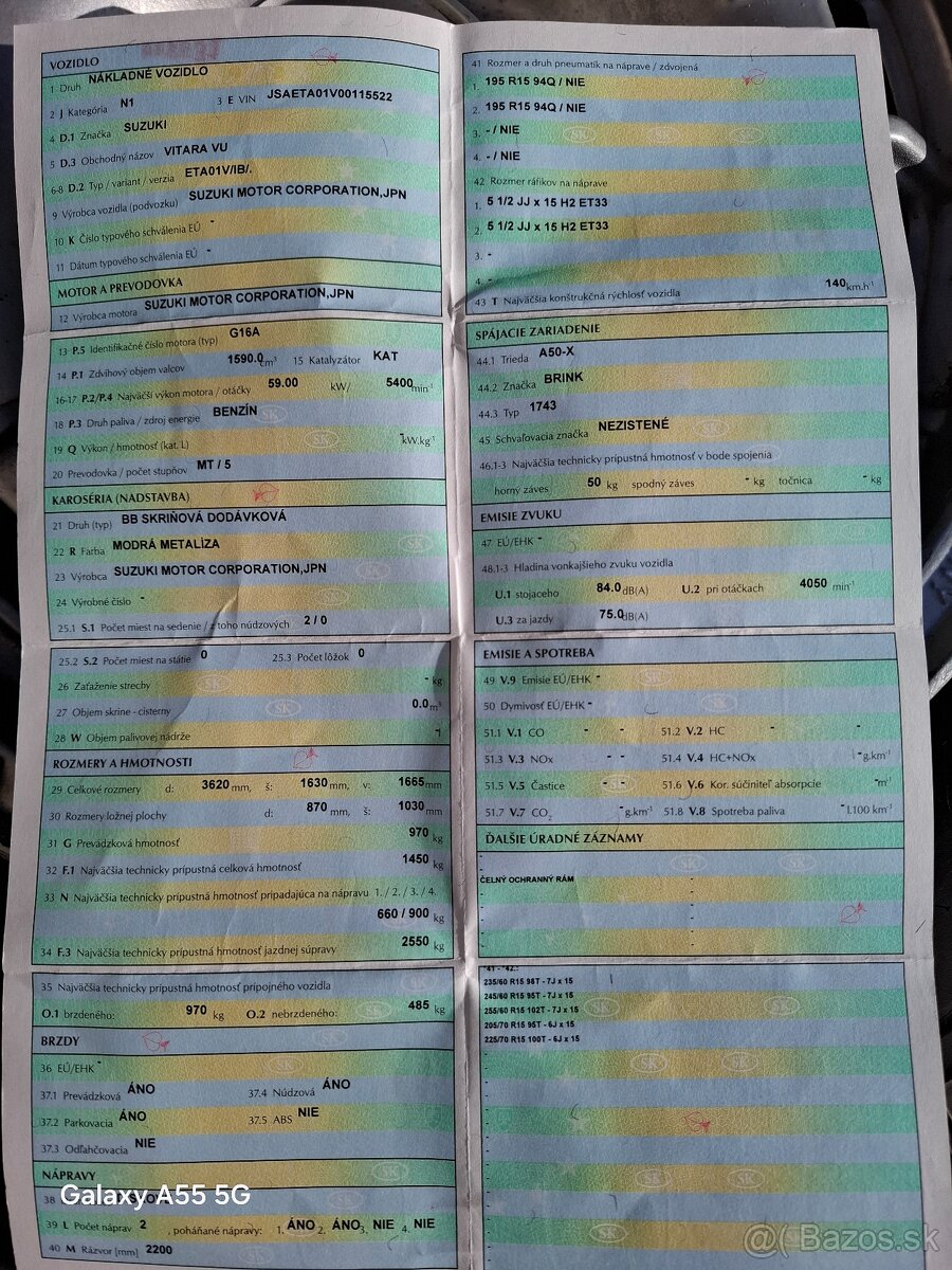 Suzuki vitara 1,6i 59kw 4x4 4x4 - 20