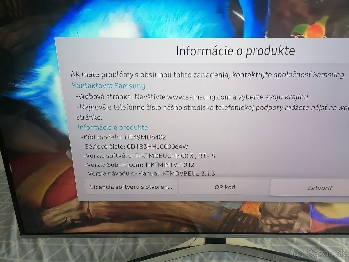 Predám Smart 4k UHD tv Samsung UE49MU6402. - 20