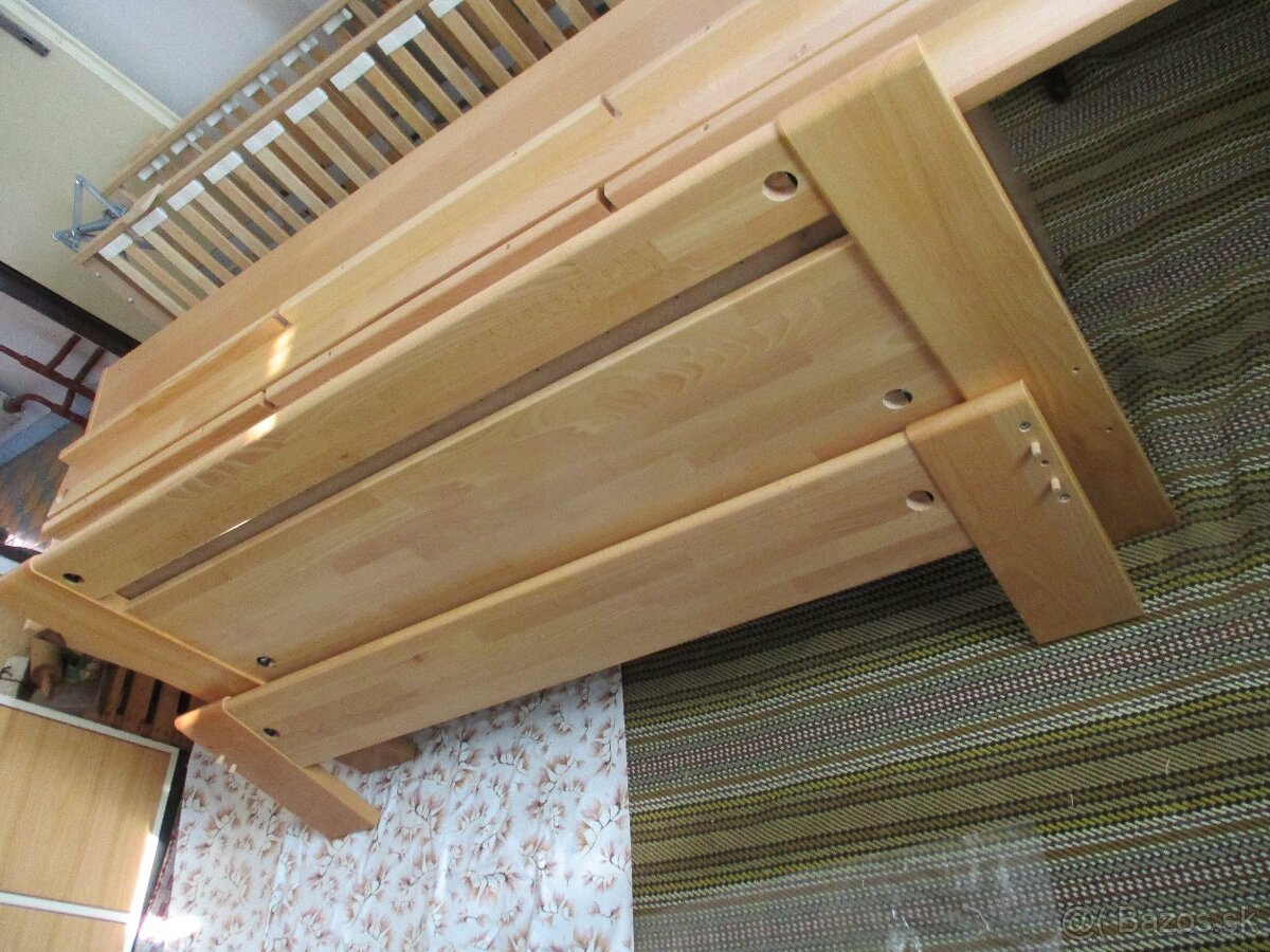 manželskú - dvojlôžkovú posteľ z masívu - 20