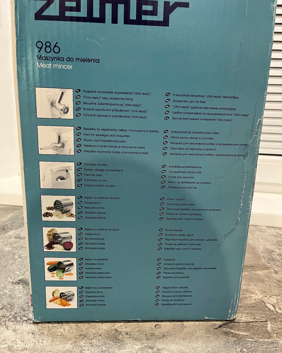 Nový Zelmer 986.84 mlynček a strúhač - 20