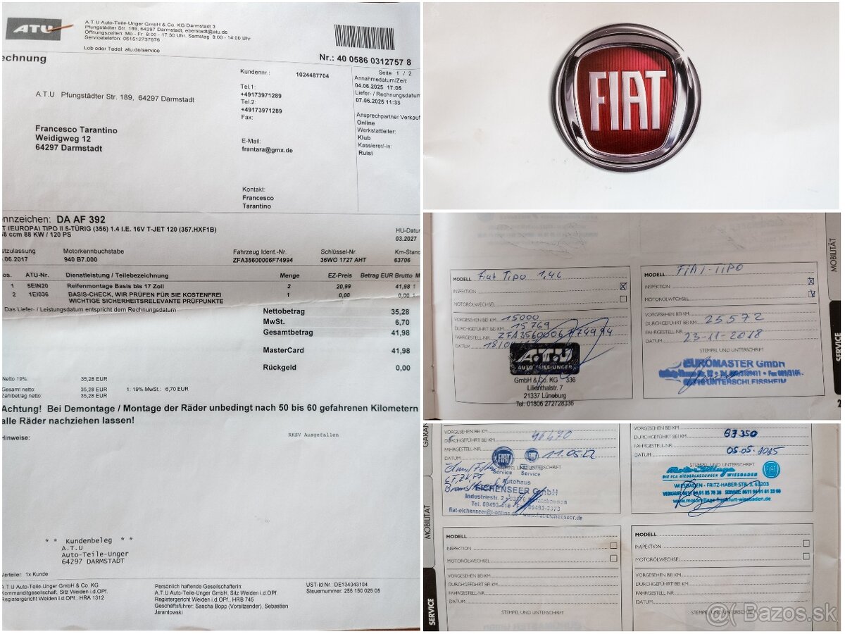 Fiat Tipo 2017 1.4 TJET 88KW Lounge - 20