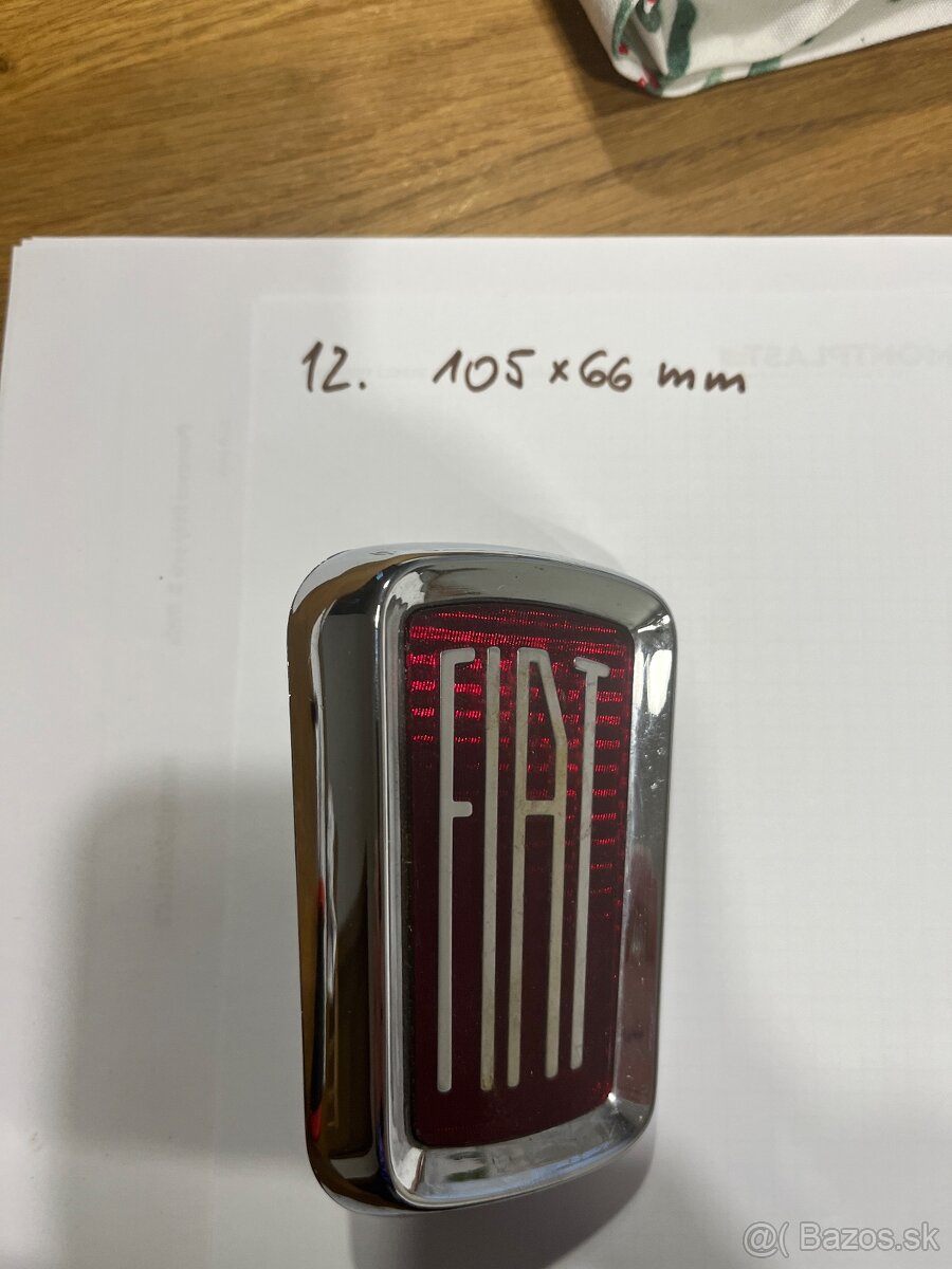 Nápisy Abarth, Fiat - 20