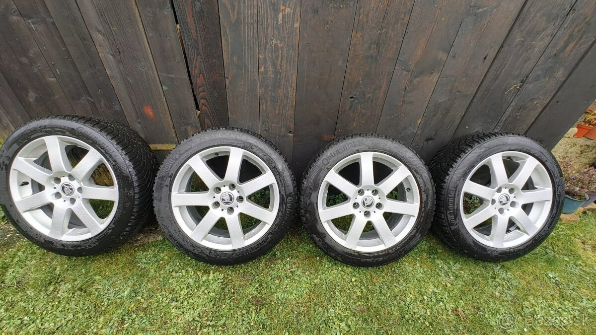 ALUTEC Germany 7.5J ET 28 zimne Continental 225 50 R17 5x112 - 20