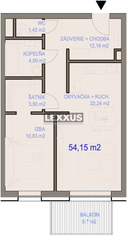 | moderný a priestranný 2i byt v novom projekte, Geologická - 20