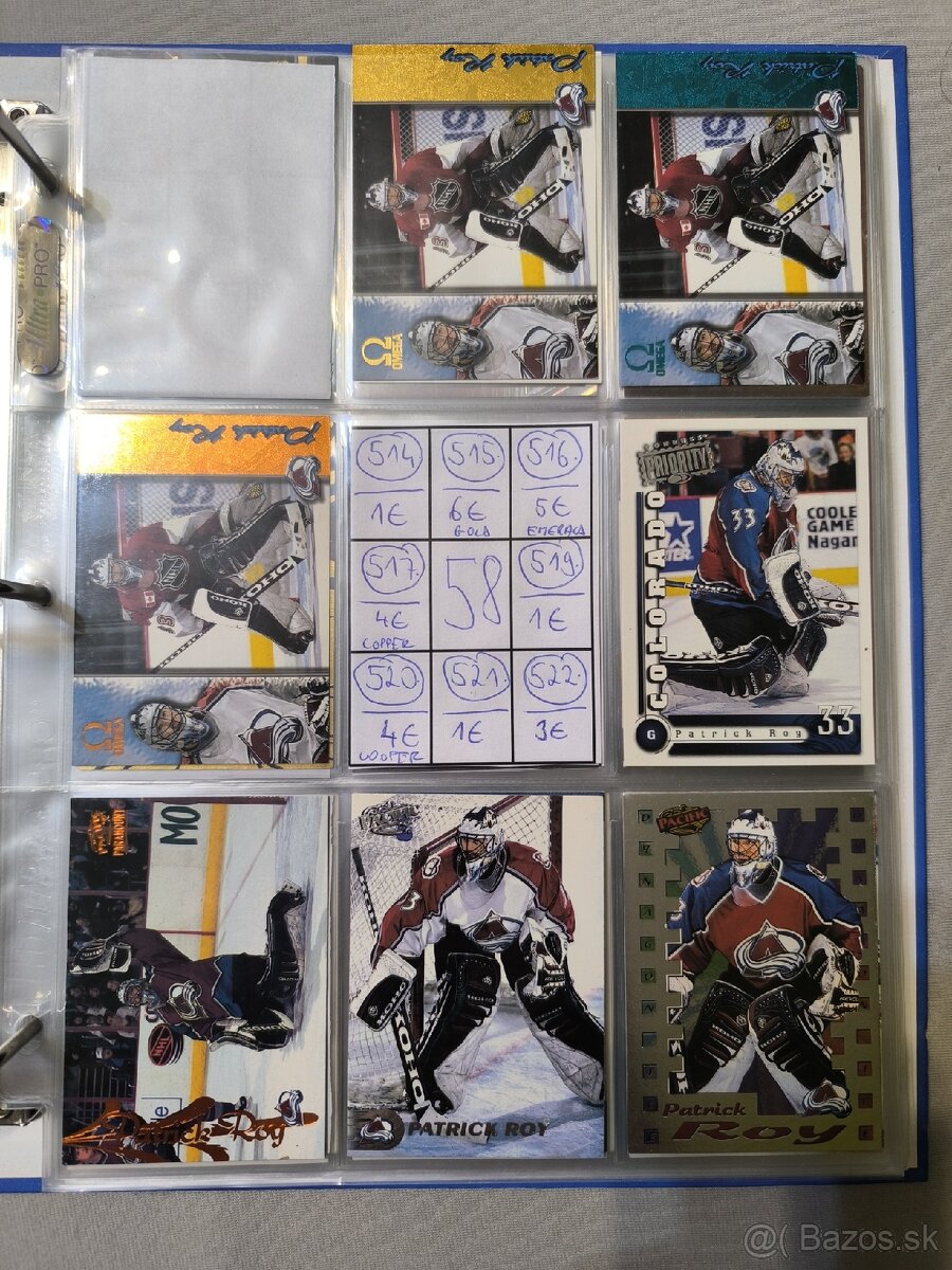 Hokejové kartičky - Patrick Roy 2 - 20