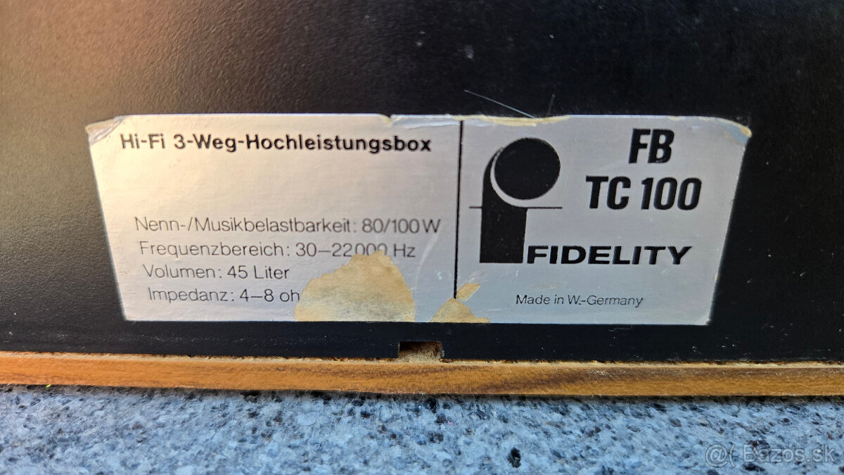 FIDELITY FB TC100 - 20