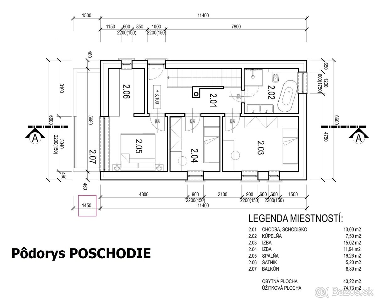 TOCA real - predaj - štýlový dvojpodlažný RD v obci Hôrky - 20