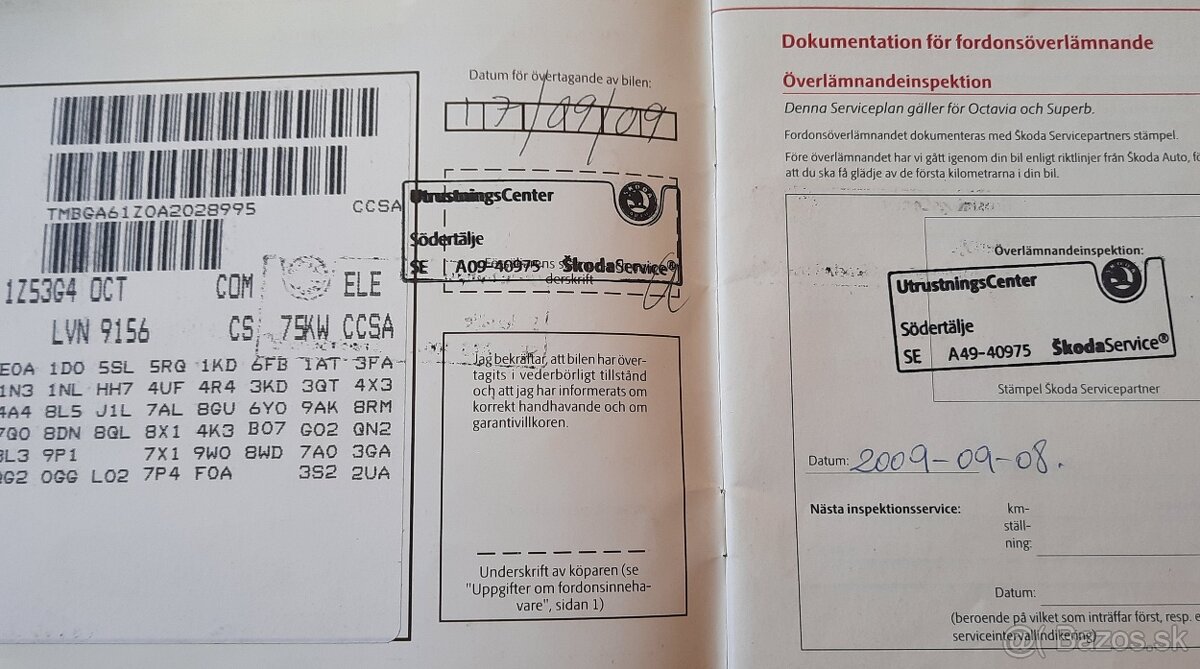 ŠKODA OCTAVIA 1.6(75kw) ZĽAVA(zadní dveře v elekt - 20