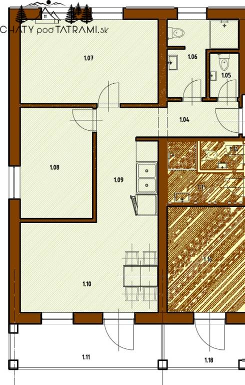 Predaj 3i apartmán Trangoška Nízke Tatry - 20