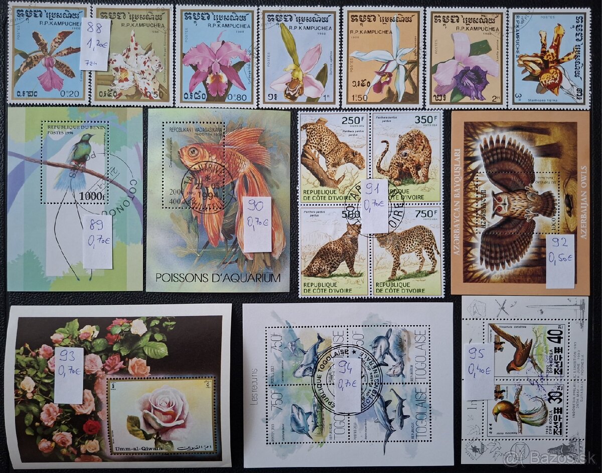 Postove znamky Mix 17 (95poloziek) - 20