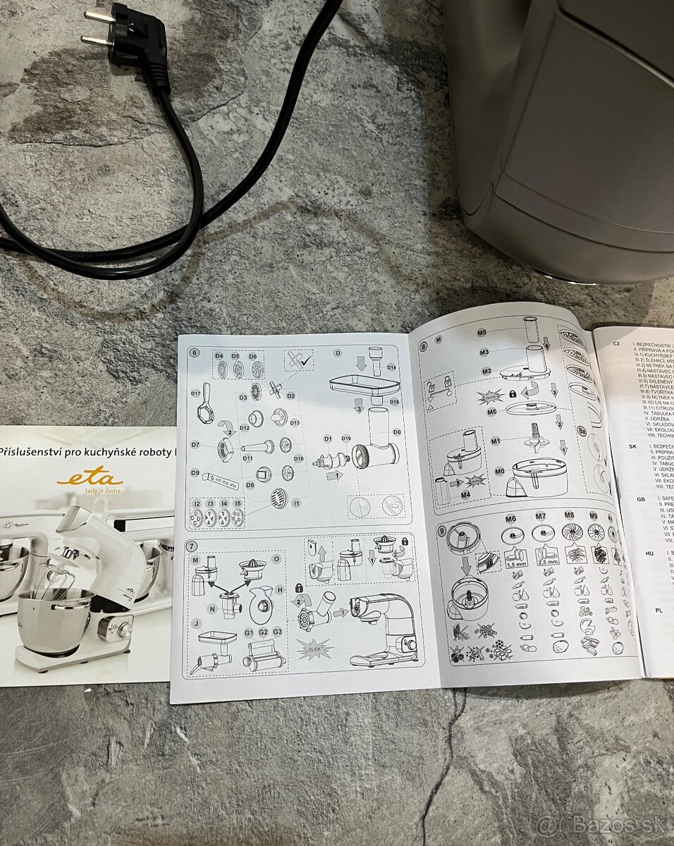 Kuchynský robot ETA Gratus Original 0028 90030 - 20