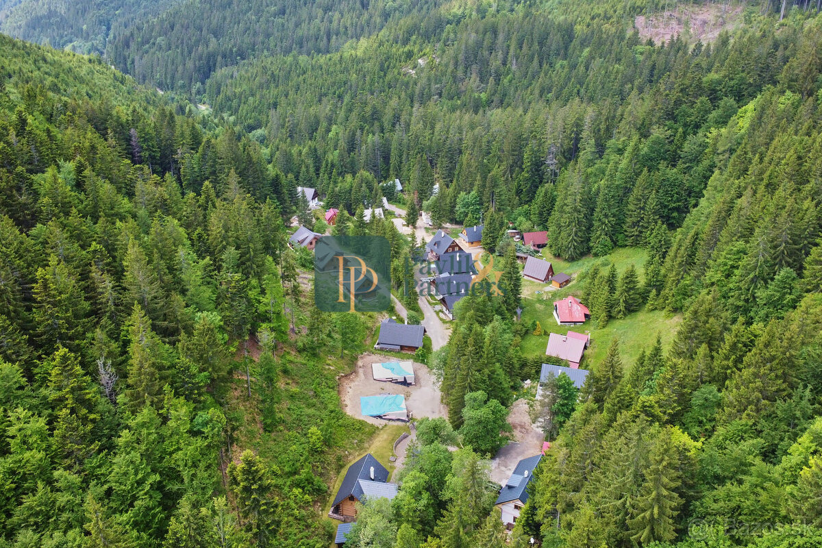 Predaj 4 izbový zrub pri lese, 7,5á pozemok, Nízke Tatry, EX - 20