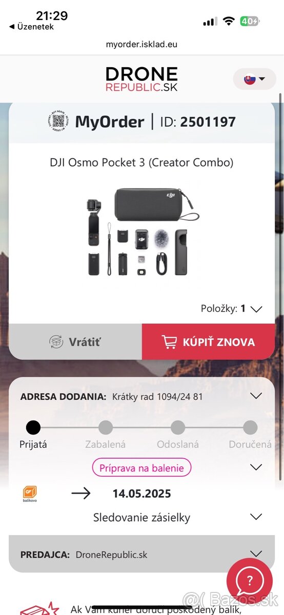DJI Osmo Pocket 3 Creator Combo - ako nový, platnou zárukou - 20