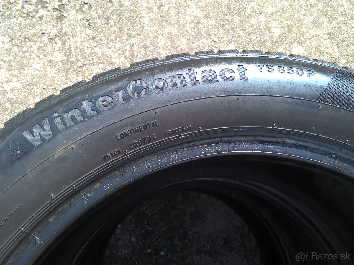 ZIMNÉ 215/55 R17 DUNLOP CONTINENTAL a PIRELLI - OD 15,-€/kus - 20