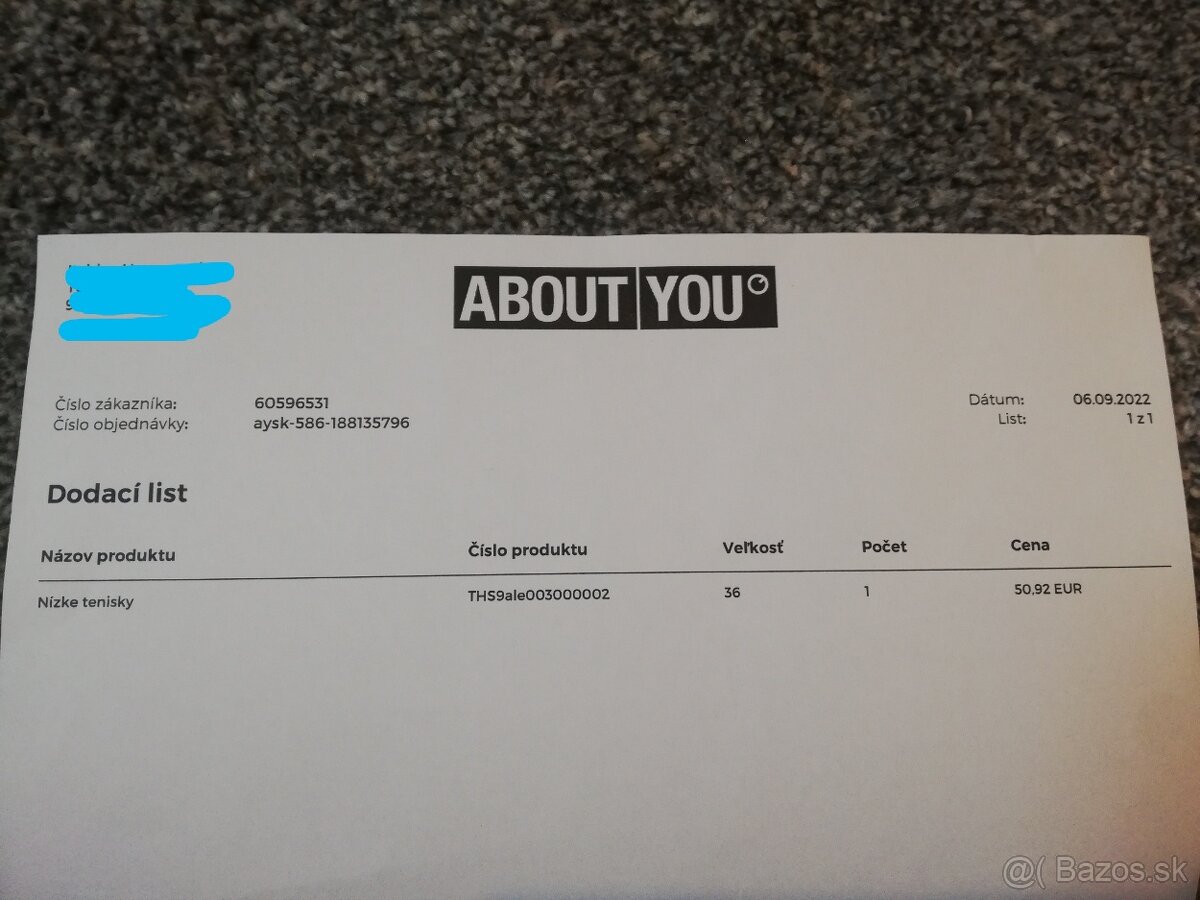 Predám tenisky Tommy Hilfiger - veľkosť č. 36 - 20