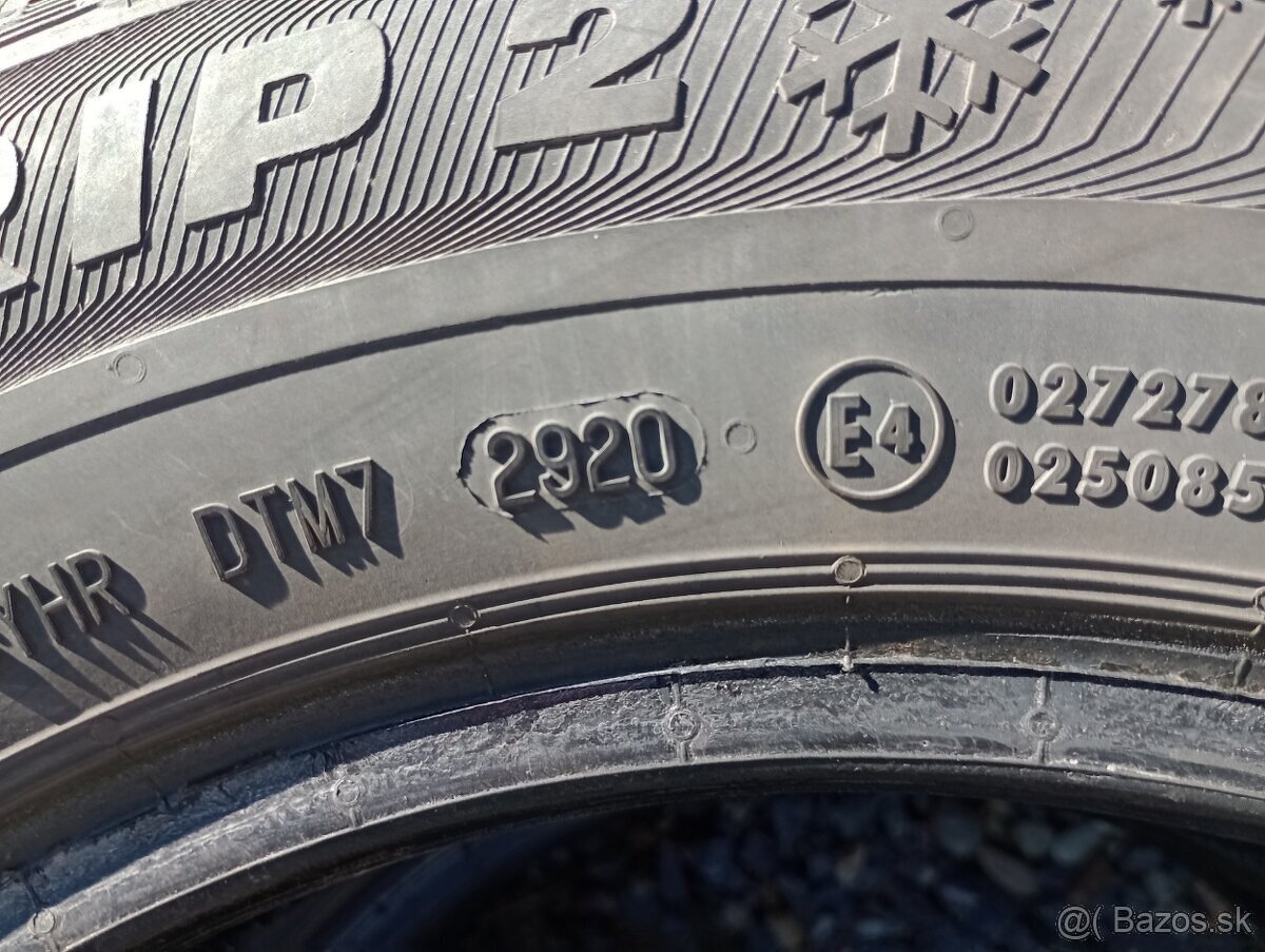 ZIMNÉ 175/70 R14 84T FIRESTONE a SEMPERIT cca7-8 mm 25-€/kus - 20
