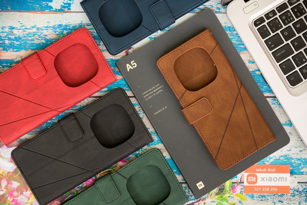 Dvojfarebné zatváracie puzdro pre Xiaomi, Redmi, Poco - 20