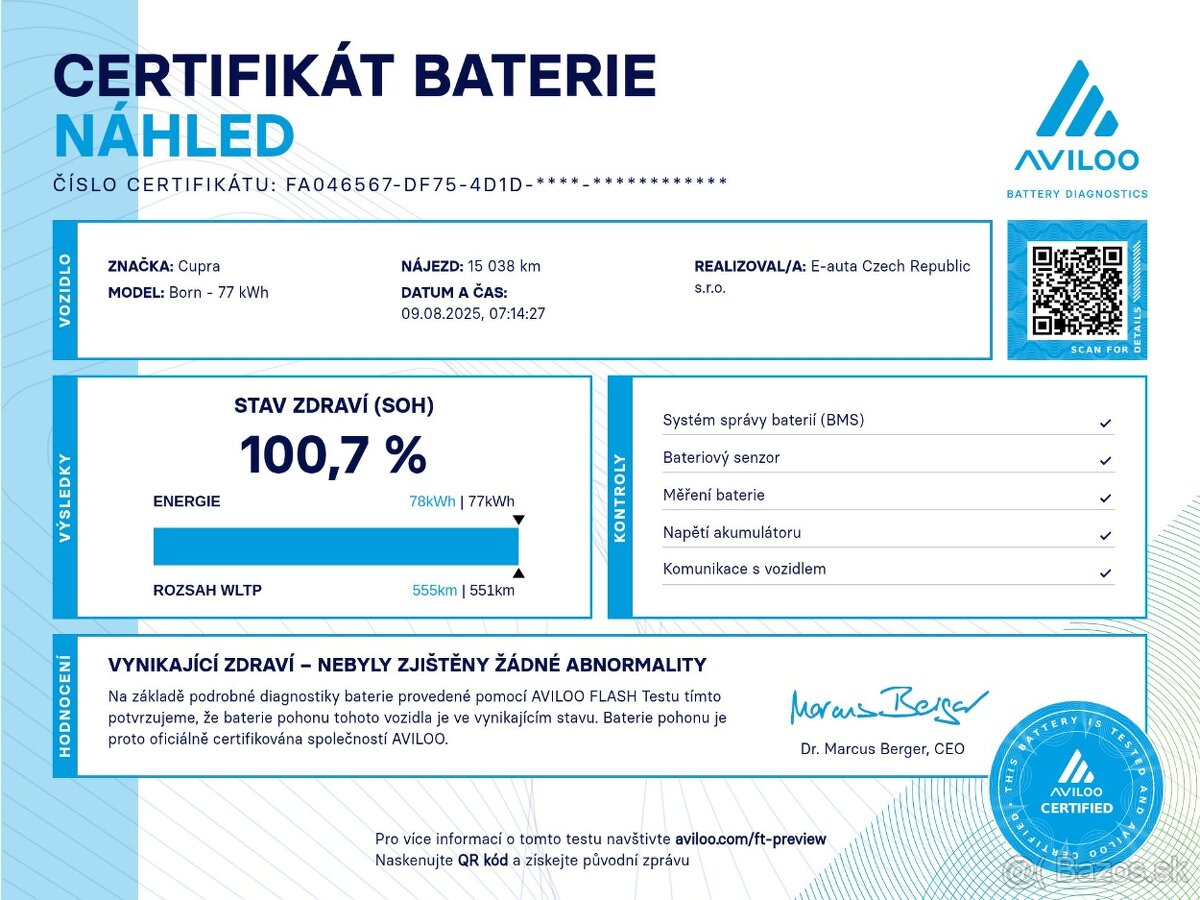 Cupra BORN, 170 kW e-Boost, 82 kWh, 2023 - 20