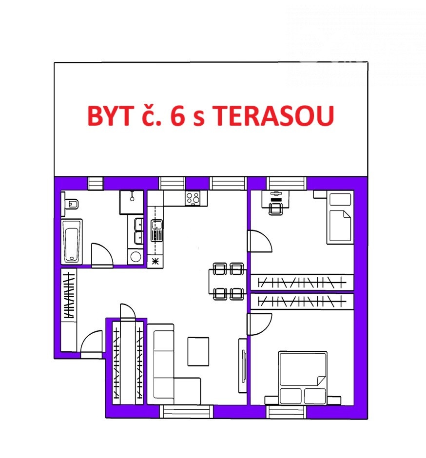 Novostavby bytov s terasou, parkovaním, Novoveská Huta - 20