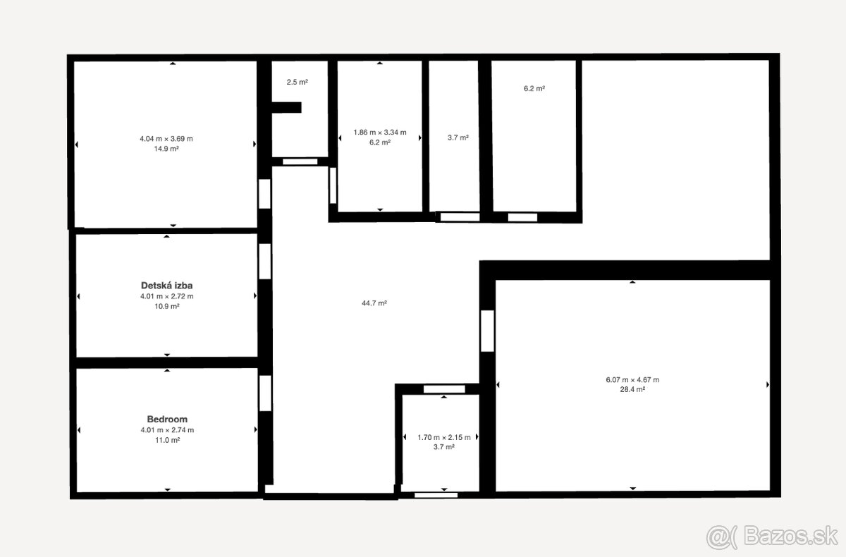 Priestranný rodinný dom – Mýtna Nová Ves - 20