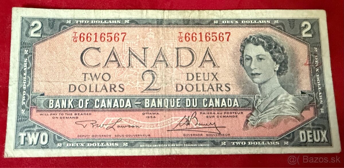 Staré bankovky Alžbeta II. rôzne krajiny - 20