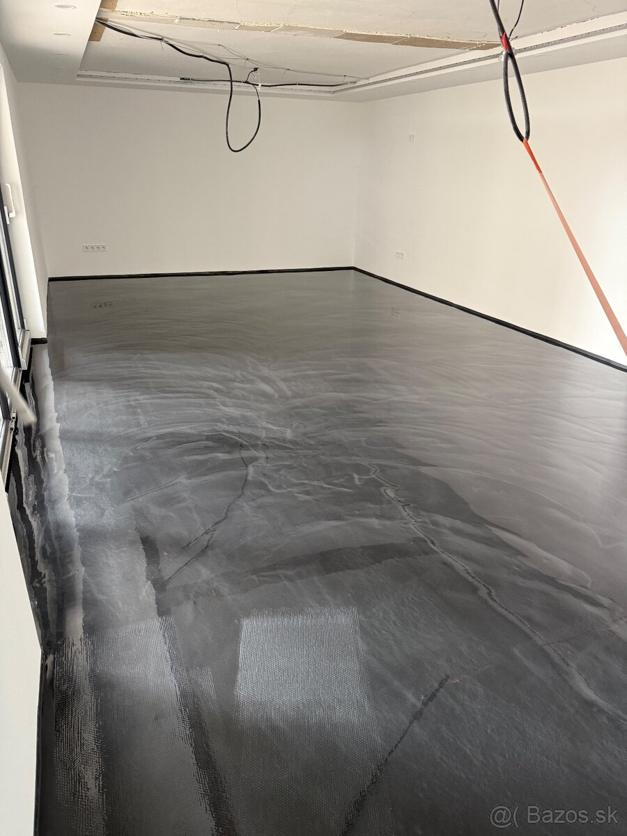 Mikrocement, liate podlahy - 20