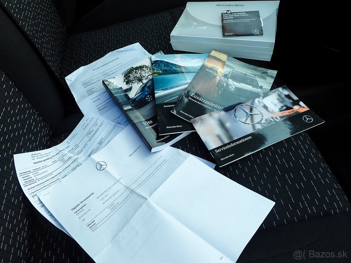 MERCEDES BENZ VITO LANG 110CDI 2021 -3MIESTNE-NAVI-KAMERA- - 20