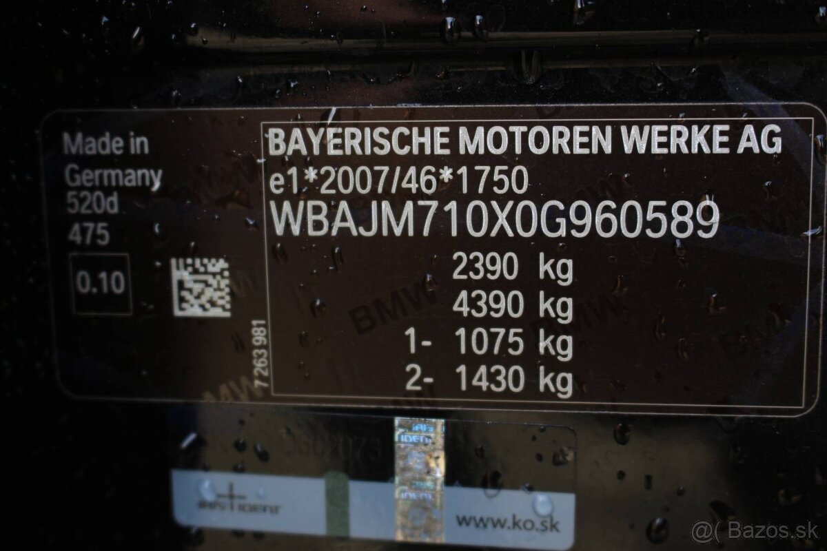 BMW Rad 5 Touring 520d A/T - 20