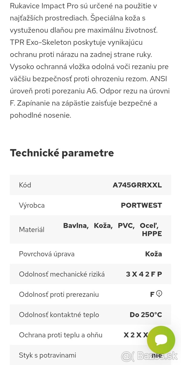 Mix rukavice ANSELL, GUIDE, TEGERA, RG, MW - 20