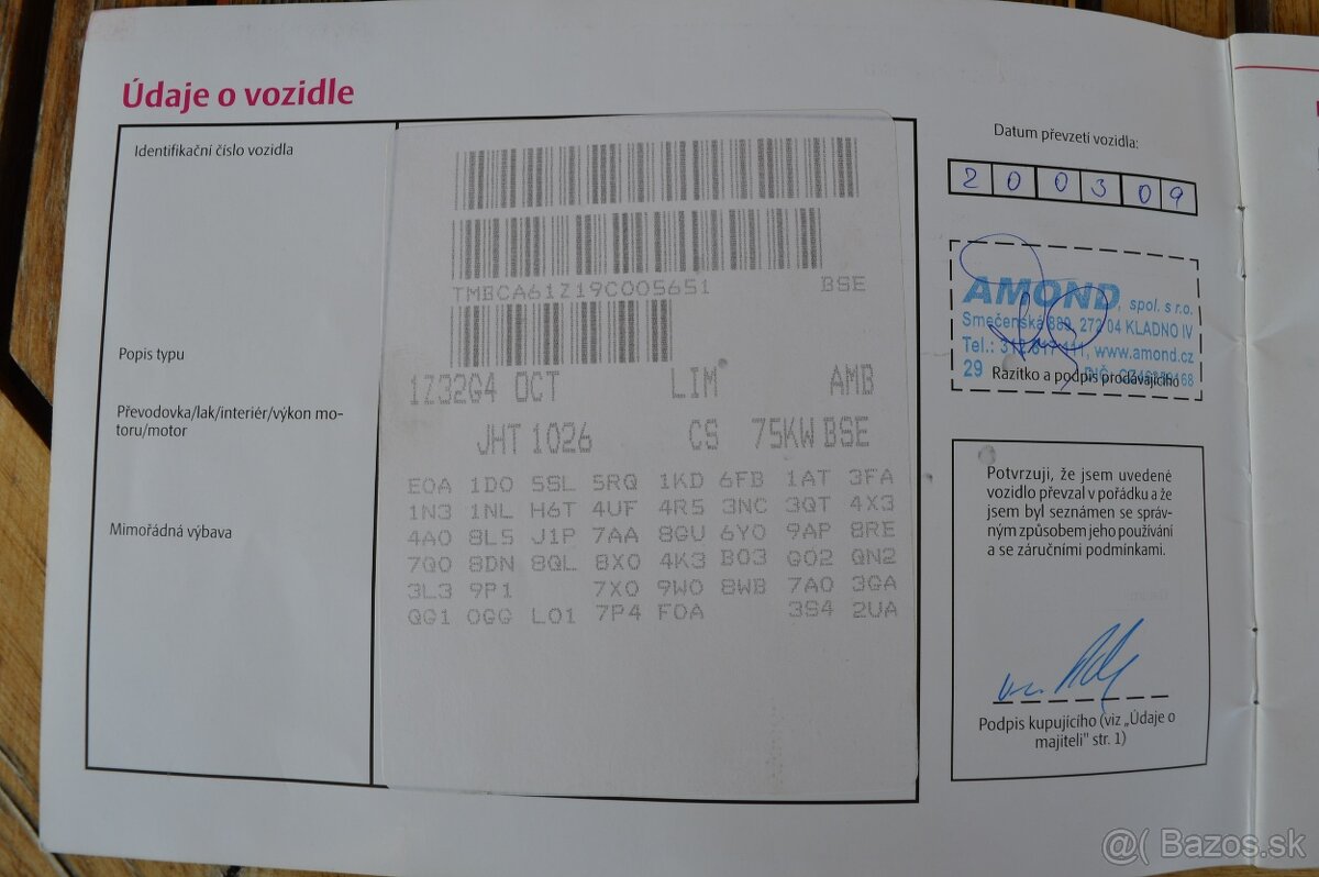 ŠKODA OCTAVIA 1,6 MPI 75kW benzín+plyn Slovenské - 20