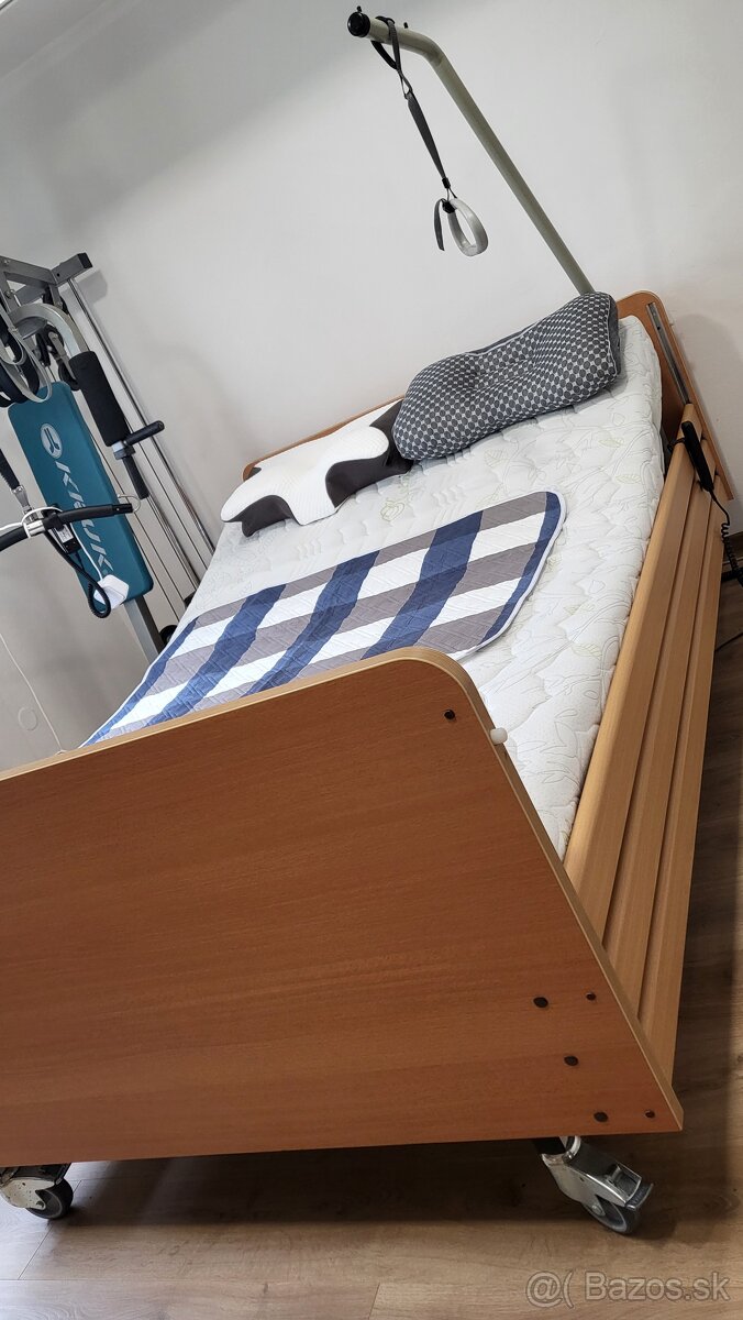 Elektrická polohovacia posteľ s matracom 140x220cm do 350kg - 20