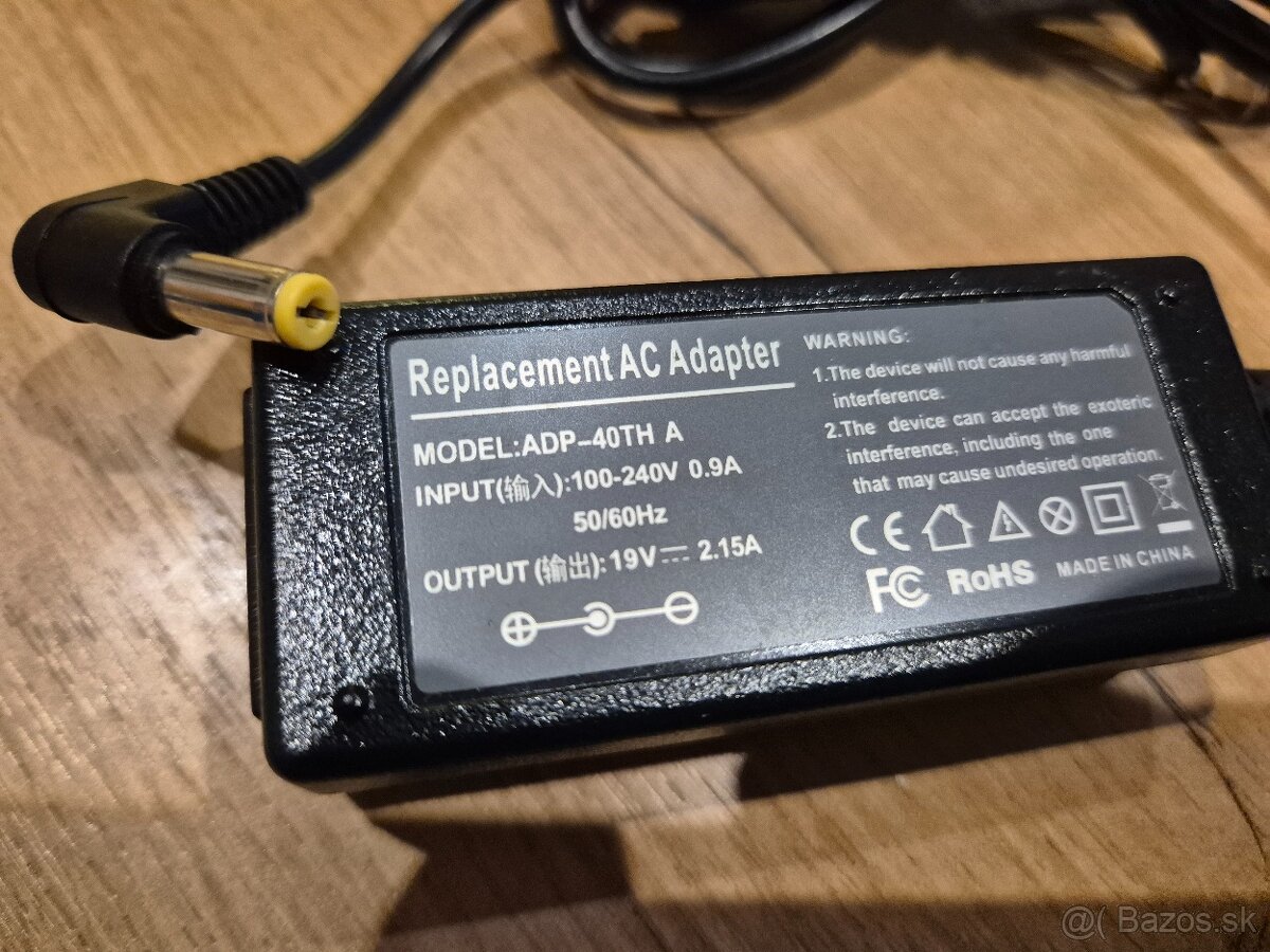 NABÍJAČKA NA NOTEBOOK LENOVO SONY HP HIPRO ACER ASUS - 20