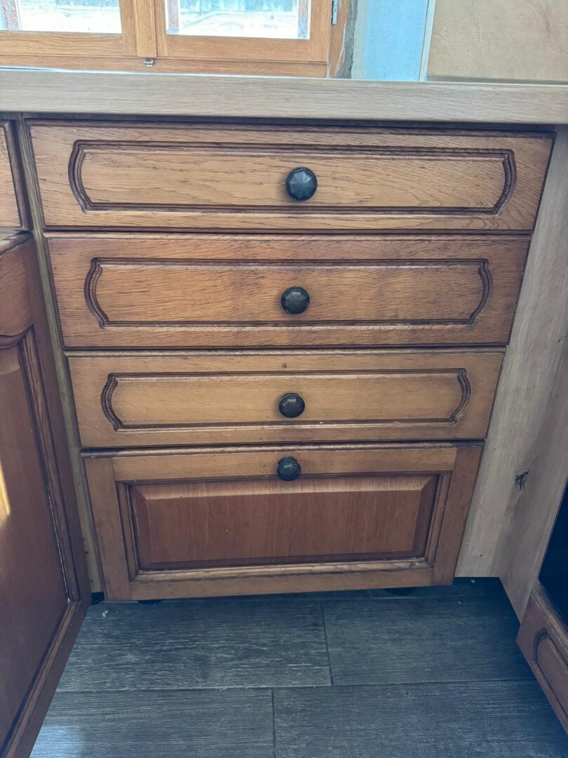 Krásná rustikální dubová linka se spotřebiči, 5447 - 20