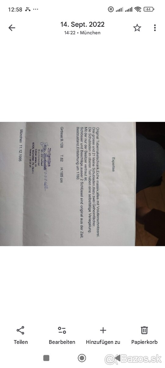 Original Tabernakel skrina z roku1780 - 20