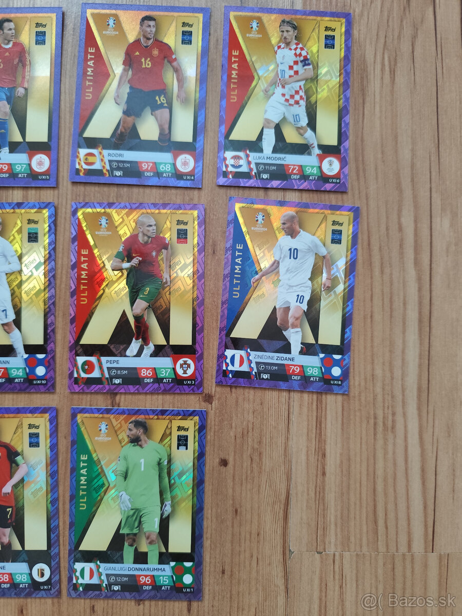 Euro 2024 Futbalové kartičky Match Attax - Paralelky - 20