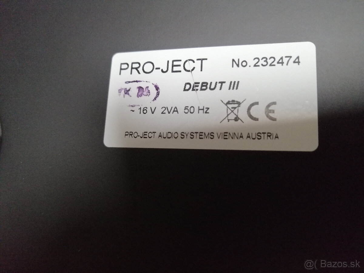 PRO-JECT DEBUT III - HIFI gramofón - 20